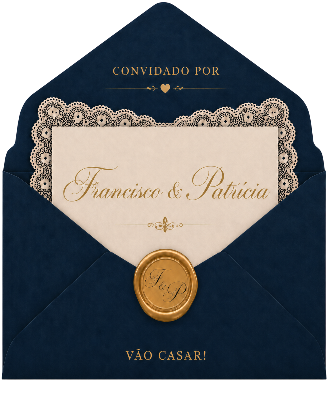 Convite Francisco e Patrícia